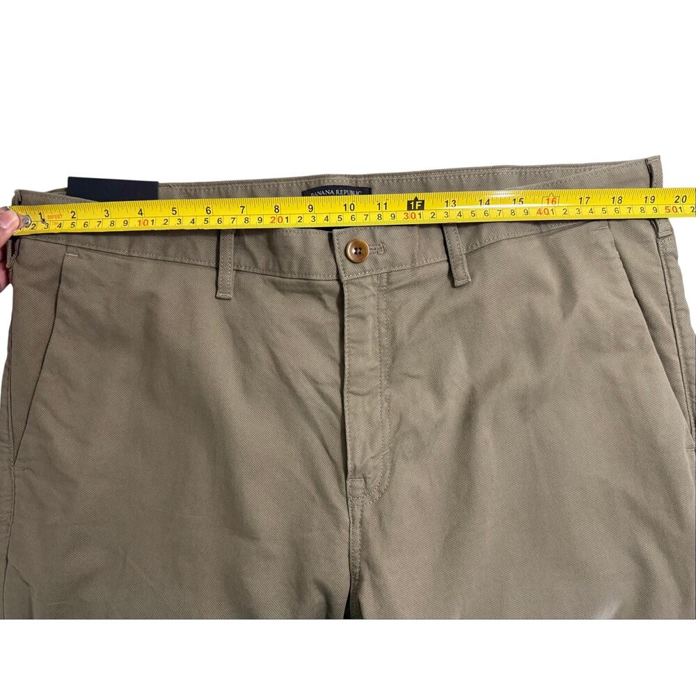 Banana Republic Aiden Brushed Chino Slim Fit Pants – Khaki – 38x30 NWT - Picture 10 of 12